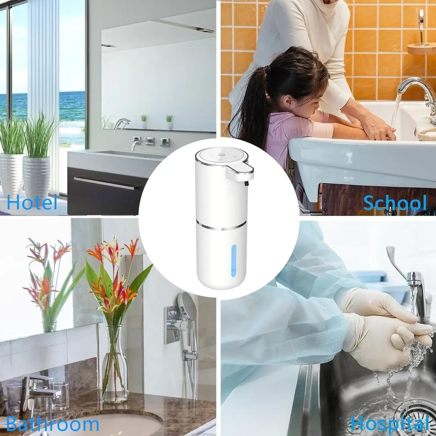 Automatic Soap Dispenser – Touchless, USB Rechargeable with Infrared Sensor